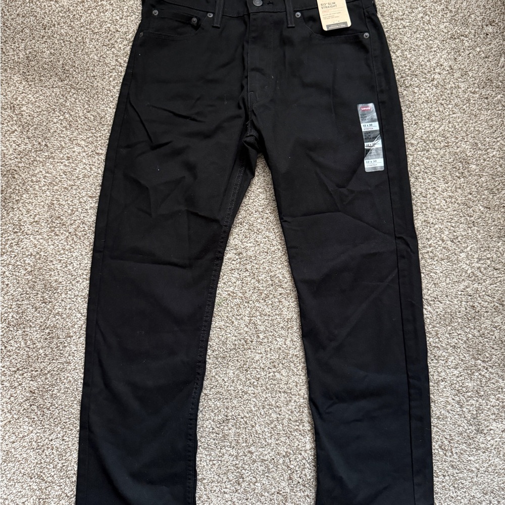 Levi’s 513 Slim Straight Stretch Men's Black Jeans